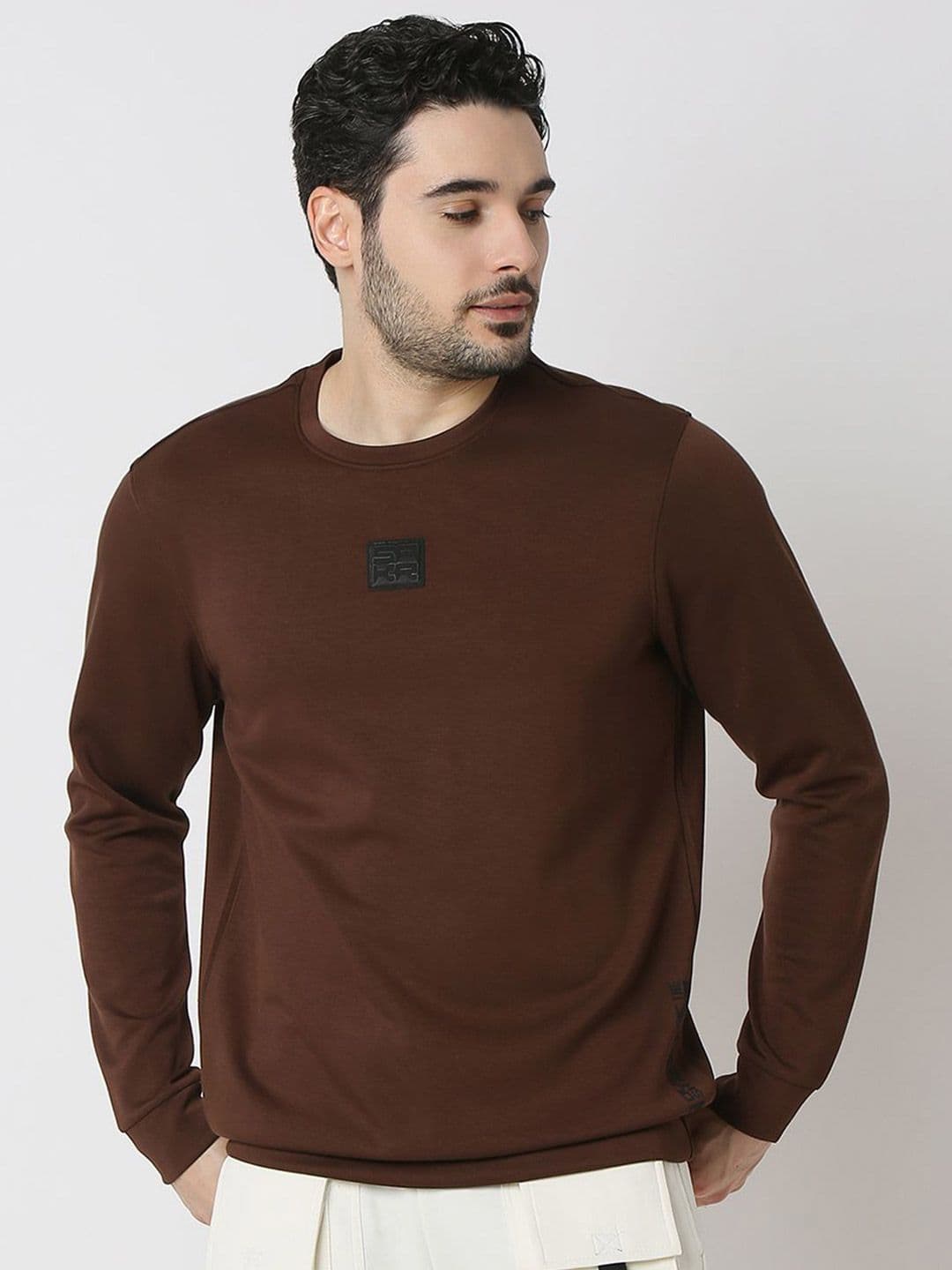 SPYKAR Men Round Neck Cotton Sweatshirt - view 1