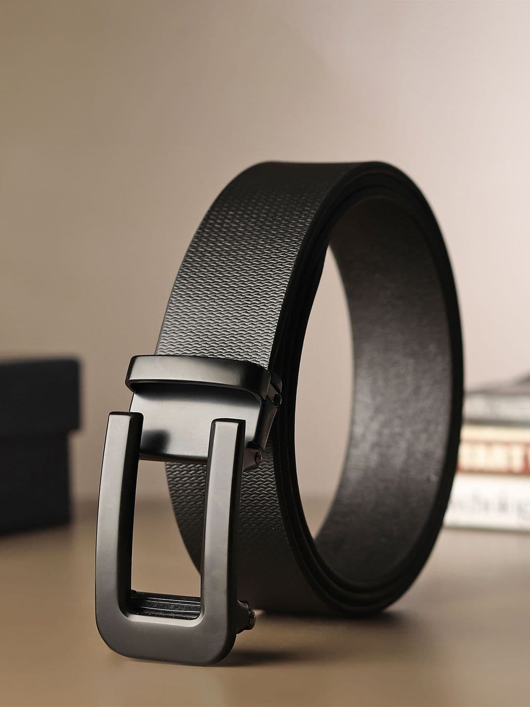 Provogue Men Textured Leather Belt - view 1