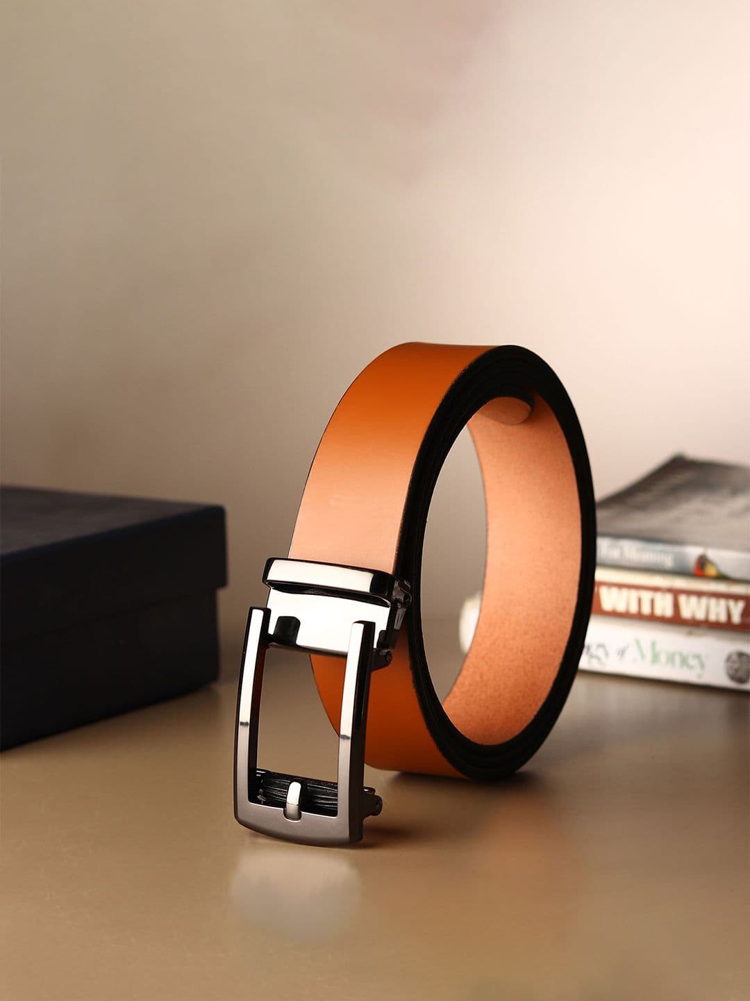 Provogue Men Textured Leather Belt - view 1