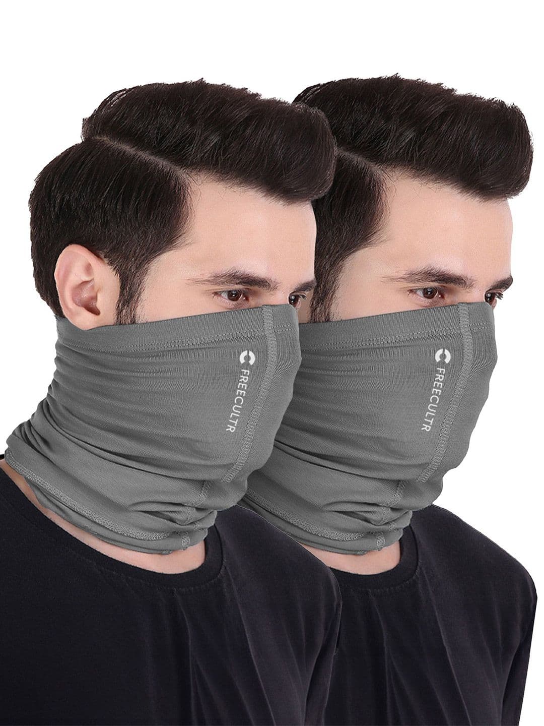 FREECULTR Bamboo Bandana For Men & Women Soft & Durable Bandana - Iron Charcoal P2 - view 1