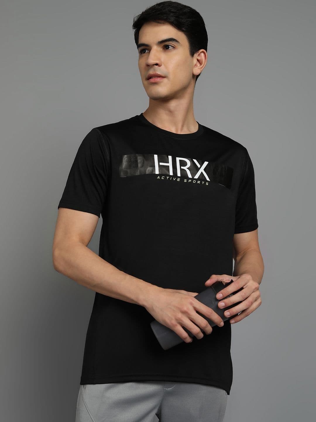 HRX by Hrithik Roshan Men Typography Printed Round Neck T-shirt - view 1