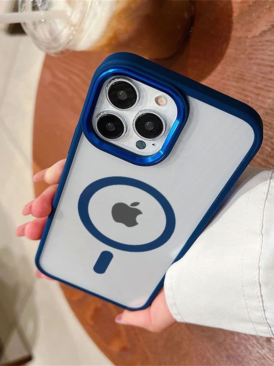 Luxury Kase LK096 Magnetic Wireless Charging Lens Protector iPhone 14 Pro Back Case - view 1