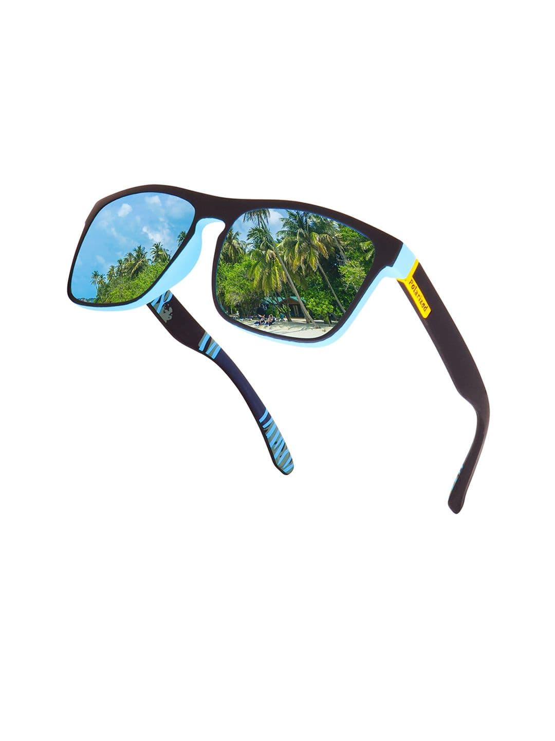 Dervin Unisex Wayfarer Sunglasses with Polarised and UV Protected Lens - view 1