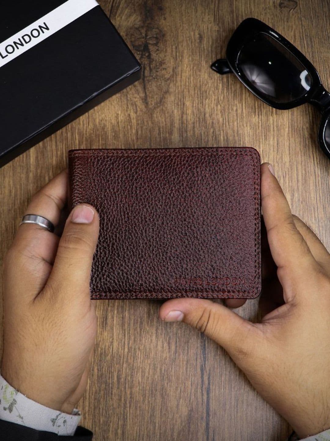 Hayes London Men Wallets Pack of 3 Genuine Leather with RFID Blocking Combo - view 1