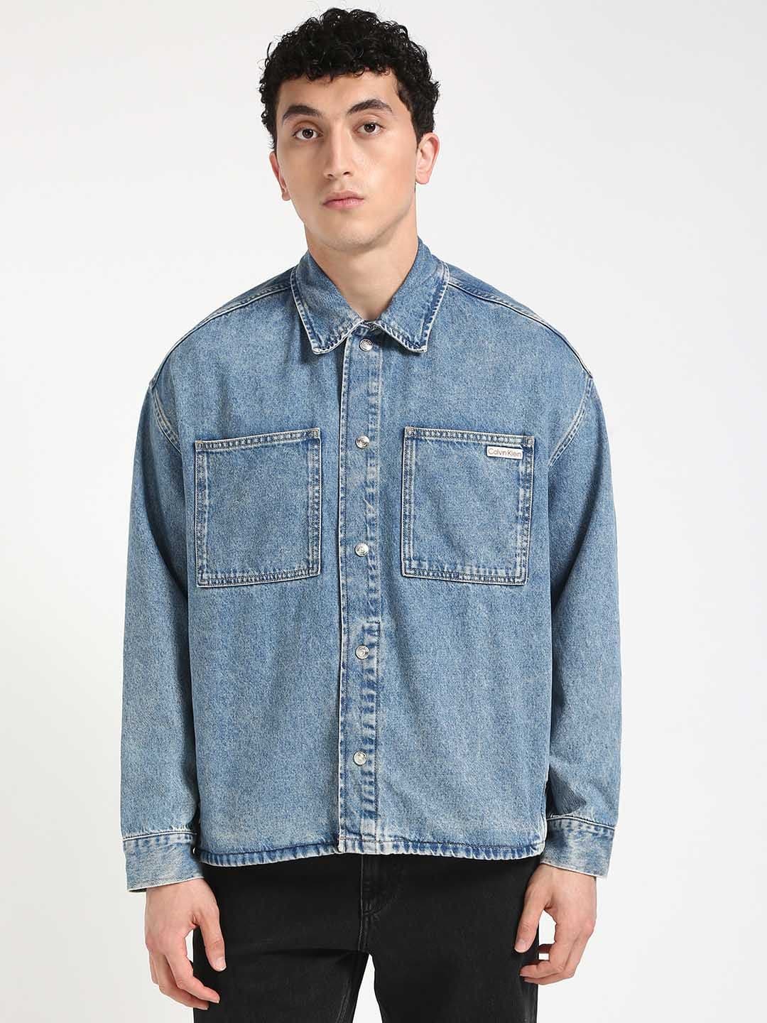 Calvin Klein Jeans Men Washed Denim Jacket - view 1