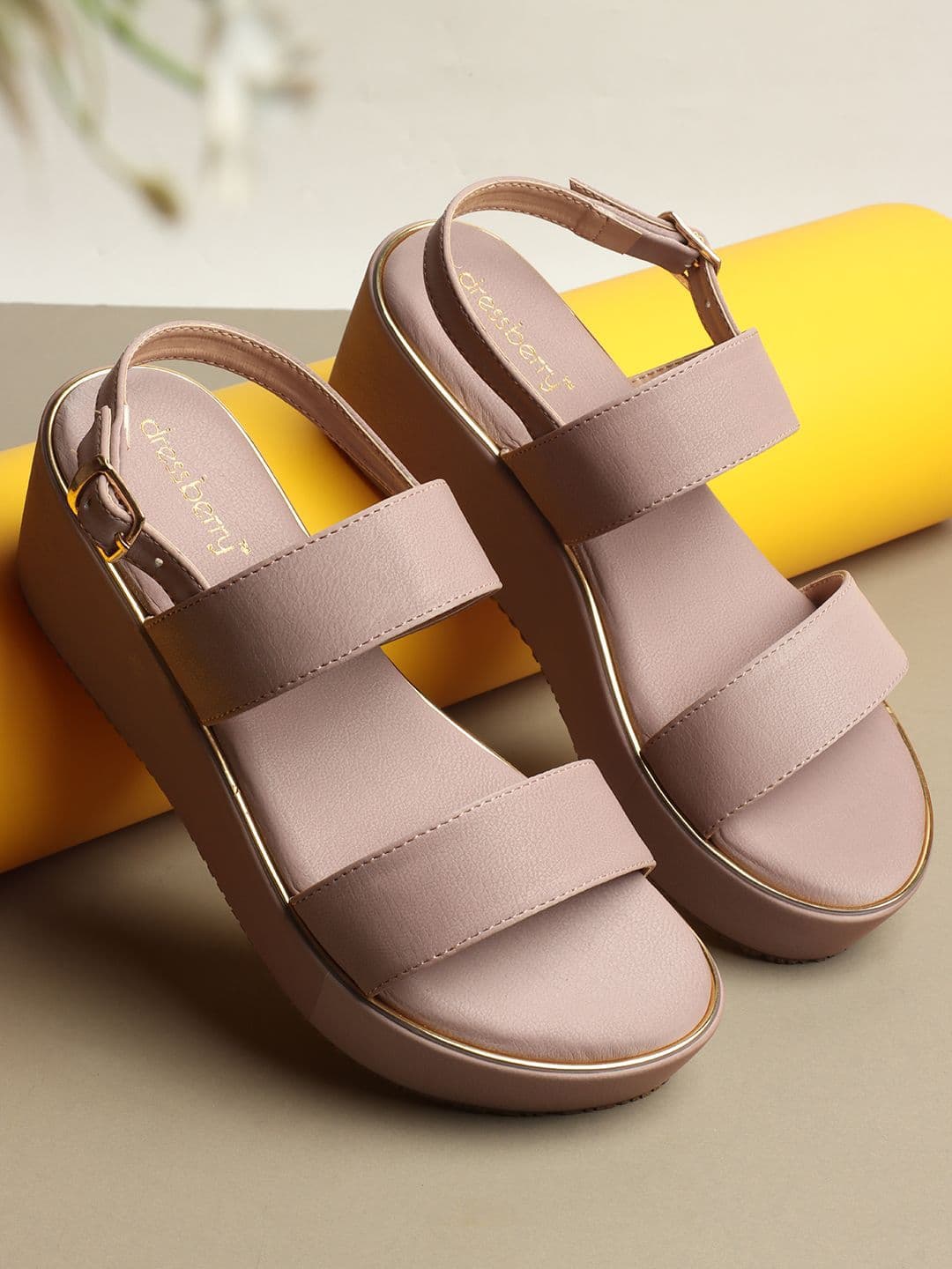 DressBerry Women Open Toe Platform Heel Sandals - view 1
