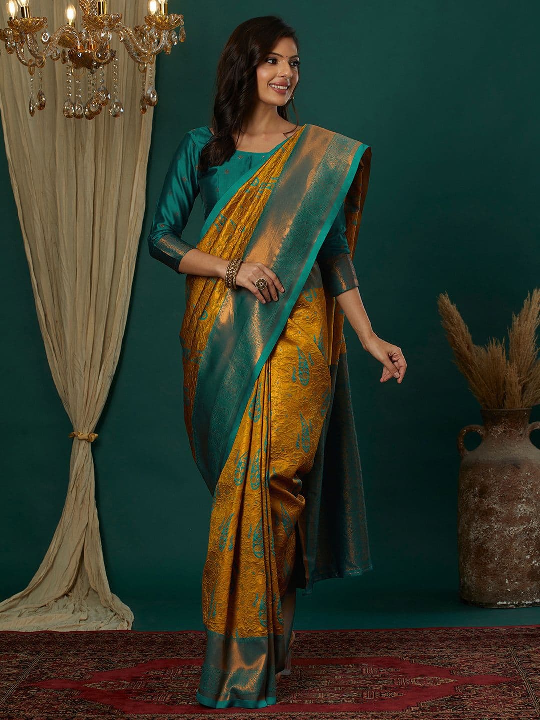 Mitera Woven Design Zari Banarasi Saree - view 1