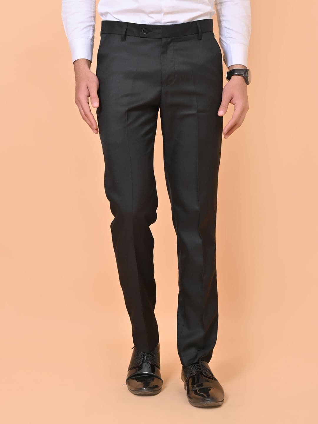 el cielo Men Relaxed Easy Wash Pleated Trousers - view 1