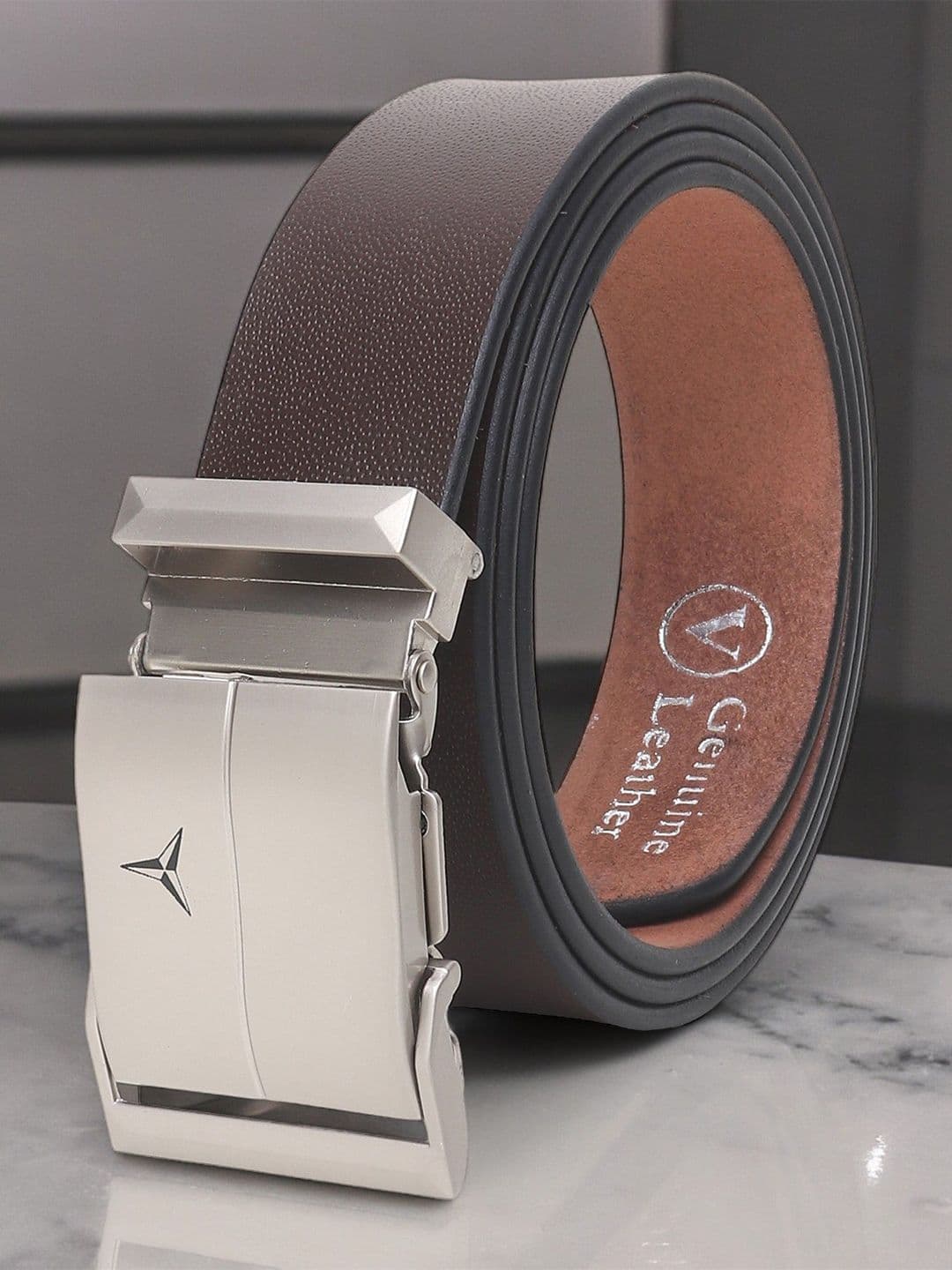 Provogue Men Textured Leather Belt - view 1