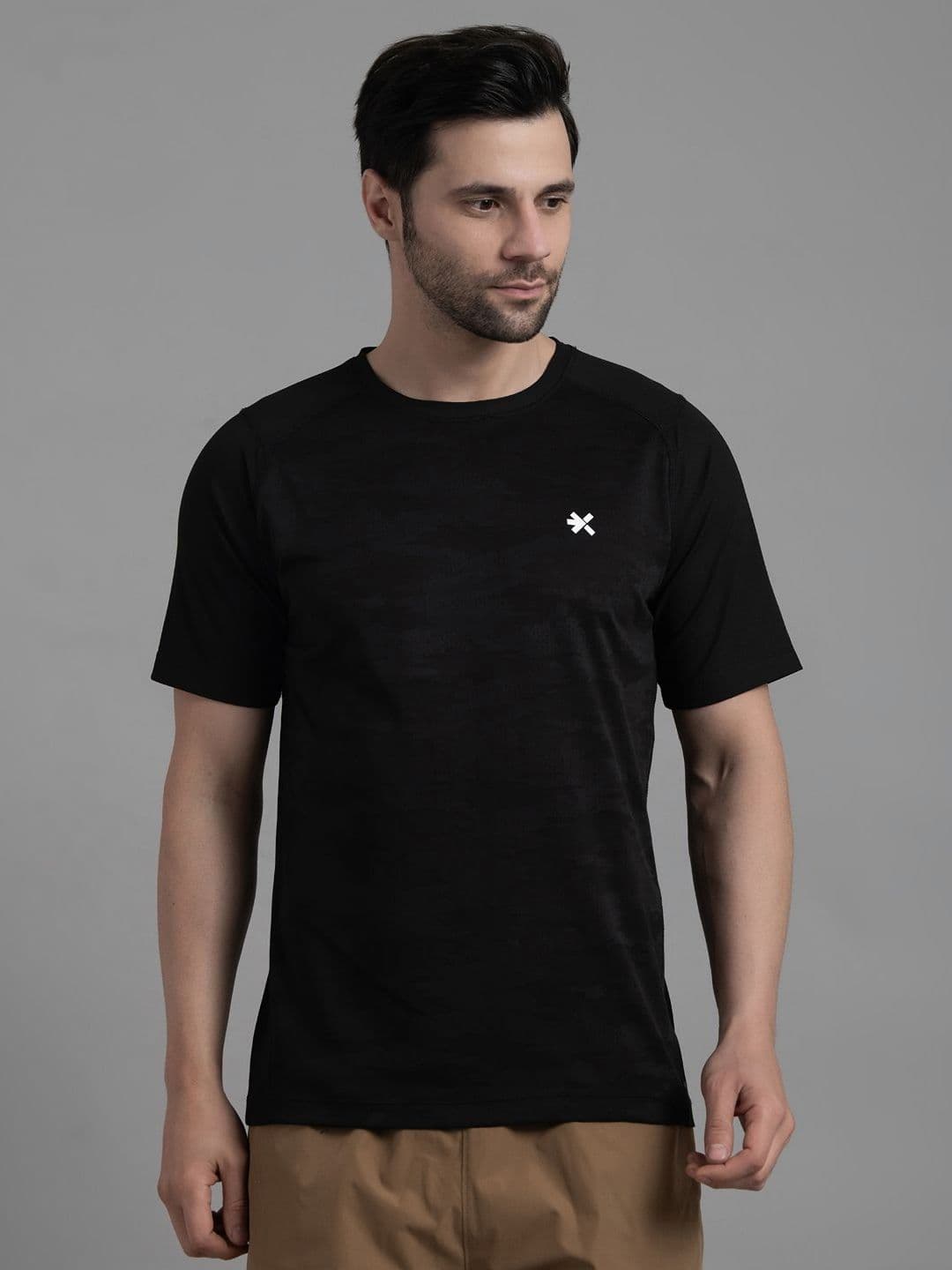 HRX by Hrithik Roshan Men Solid Round Neck T-shirt - view 1