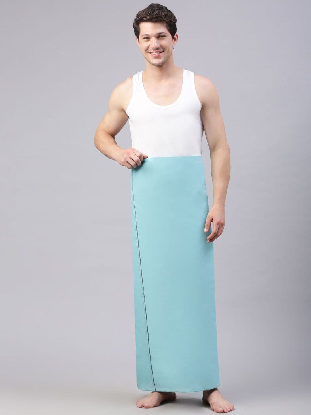 Alaya Men Solid Devotional Dhoti - view 1