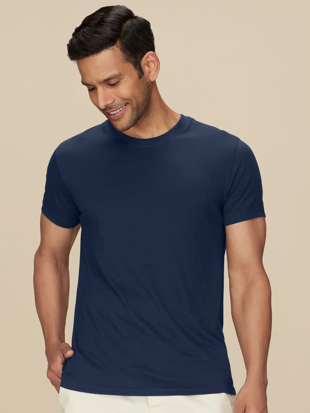 XYXX Pace Ultra Breezy, Super Combed Cotton Solid Crew Neck T-Shirt - view 1