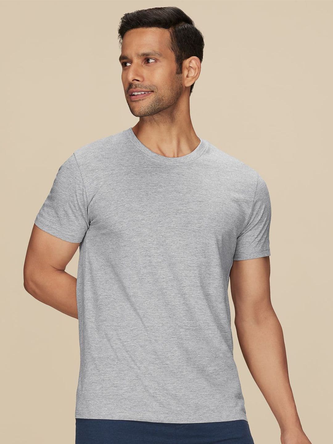 XYXX Pace Ultra Breezy, Super Combed Cotton Solid Crew Neck T-Shirt - view 1