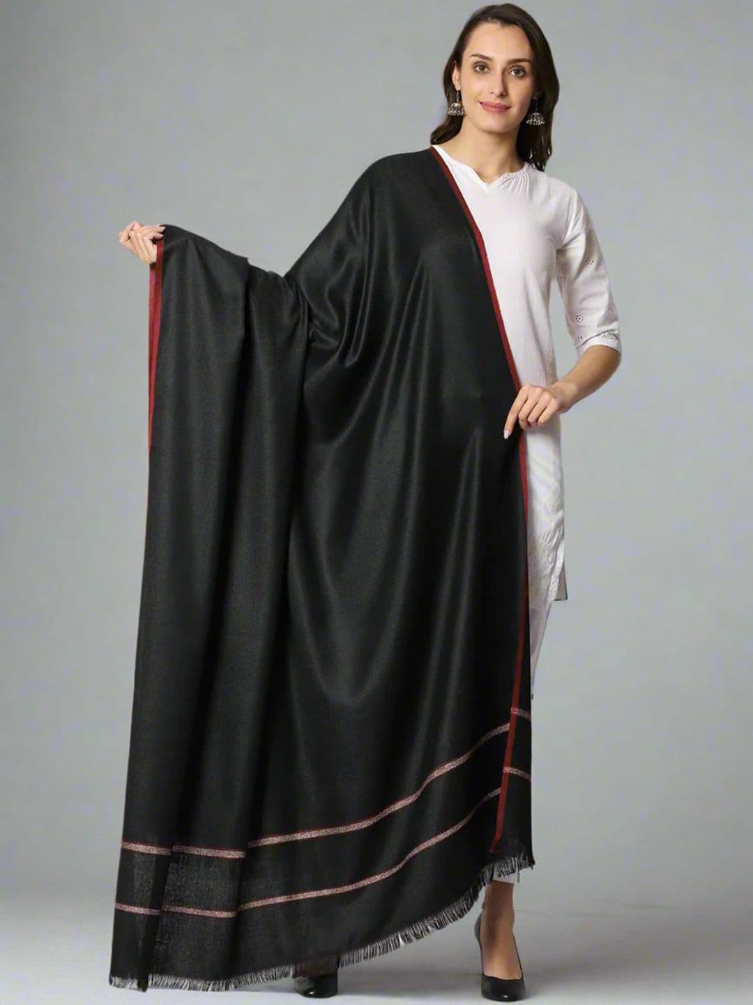 SWI Stylish Regular Woollen Shawl - view 1