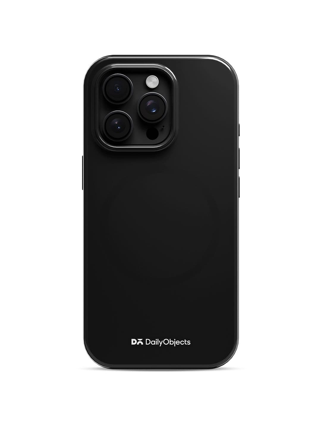 DailyObjects Black Enamel Bumper MagSafe iPhone 15 Pro Case - view 1