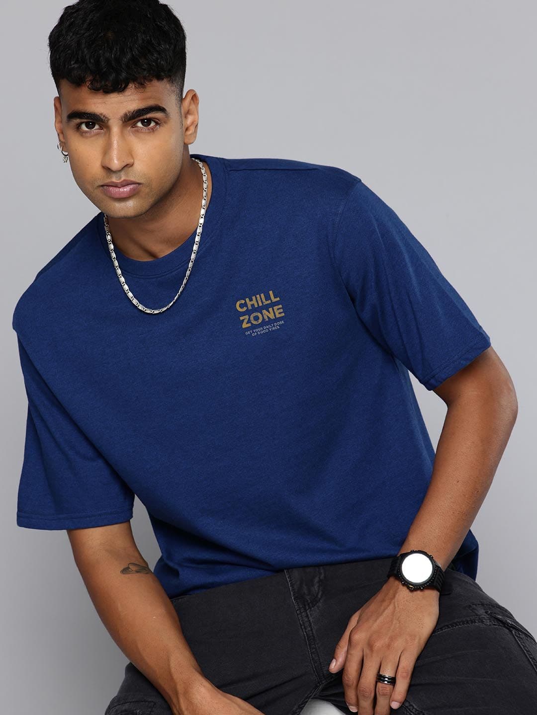 R.Code by The Roadster Life Co. Men Pockets T-shirt - view 1