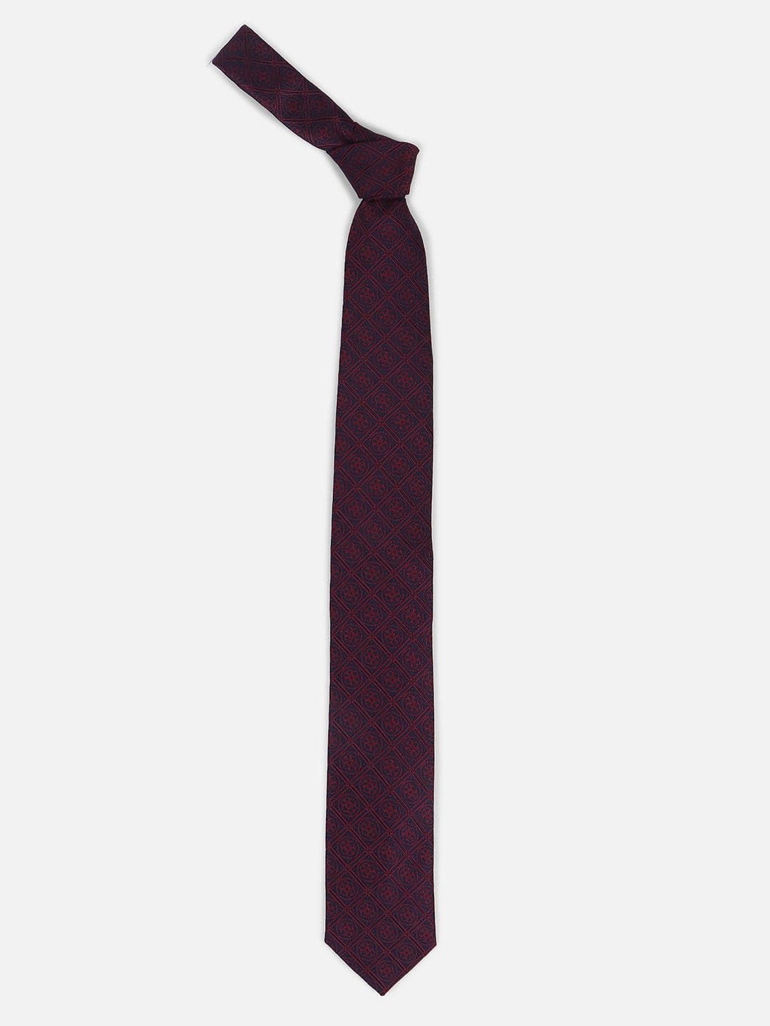 Louis Philippe Men Woven Design Broad Tie - view 1