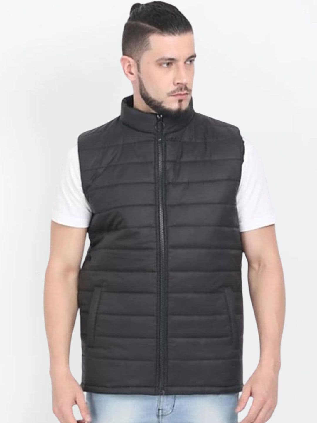 SANHOK Men Regular Fit Casual Puffer Jacket - view 1