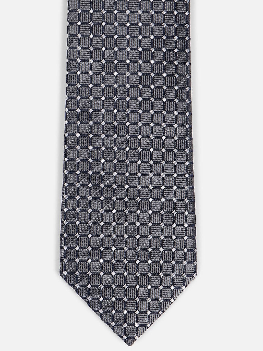Louis Philippe Men Checked Broad Tie - view 1
