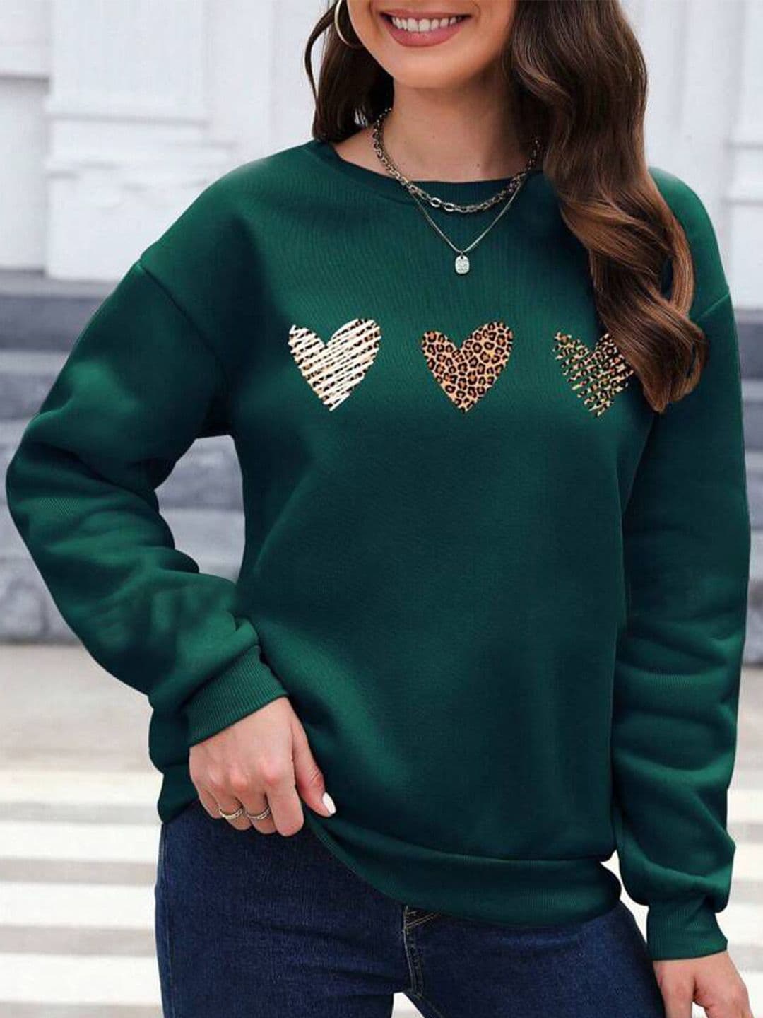 KASHIAN Women Printed Hooded Sweatshirt - view 1