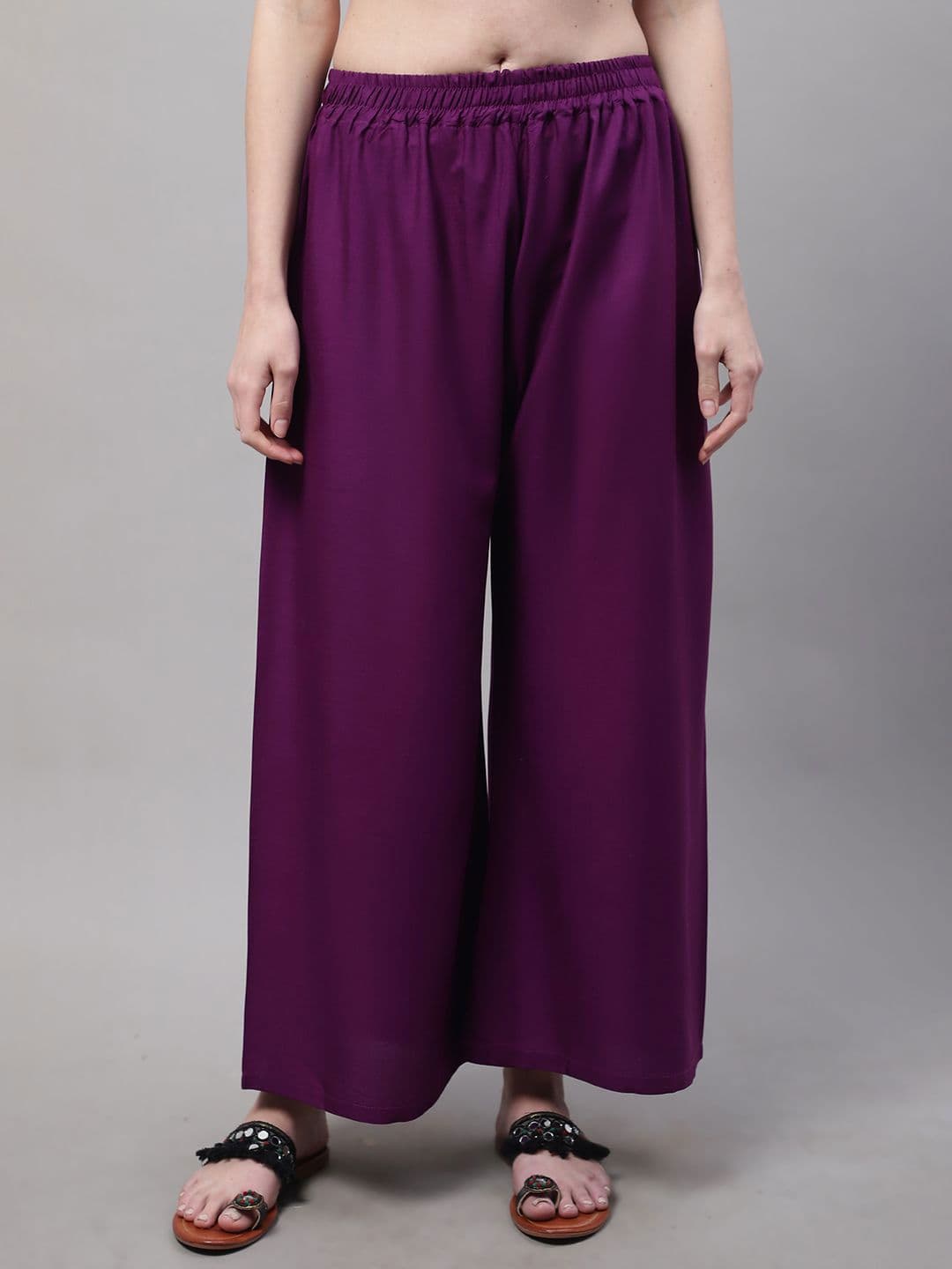 Valles365 by S.C. Women Flared Palazzos - view 1