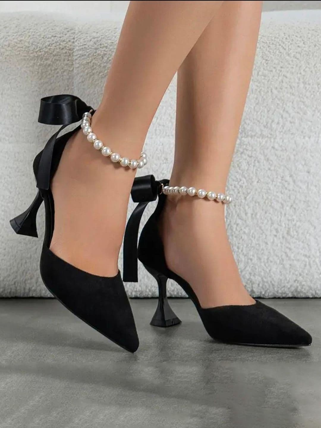 LUXY SHOE Women Pointed Toe Block Pumps - view 1