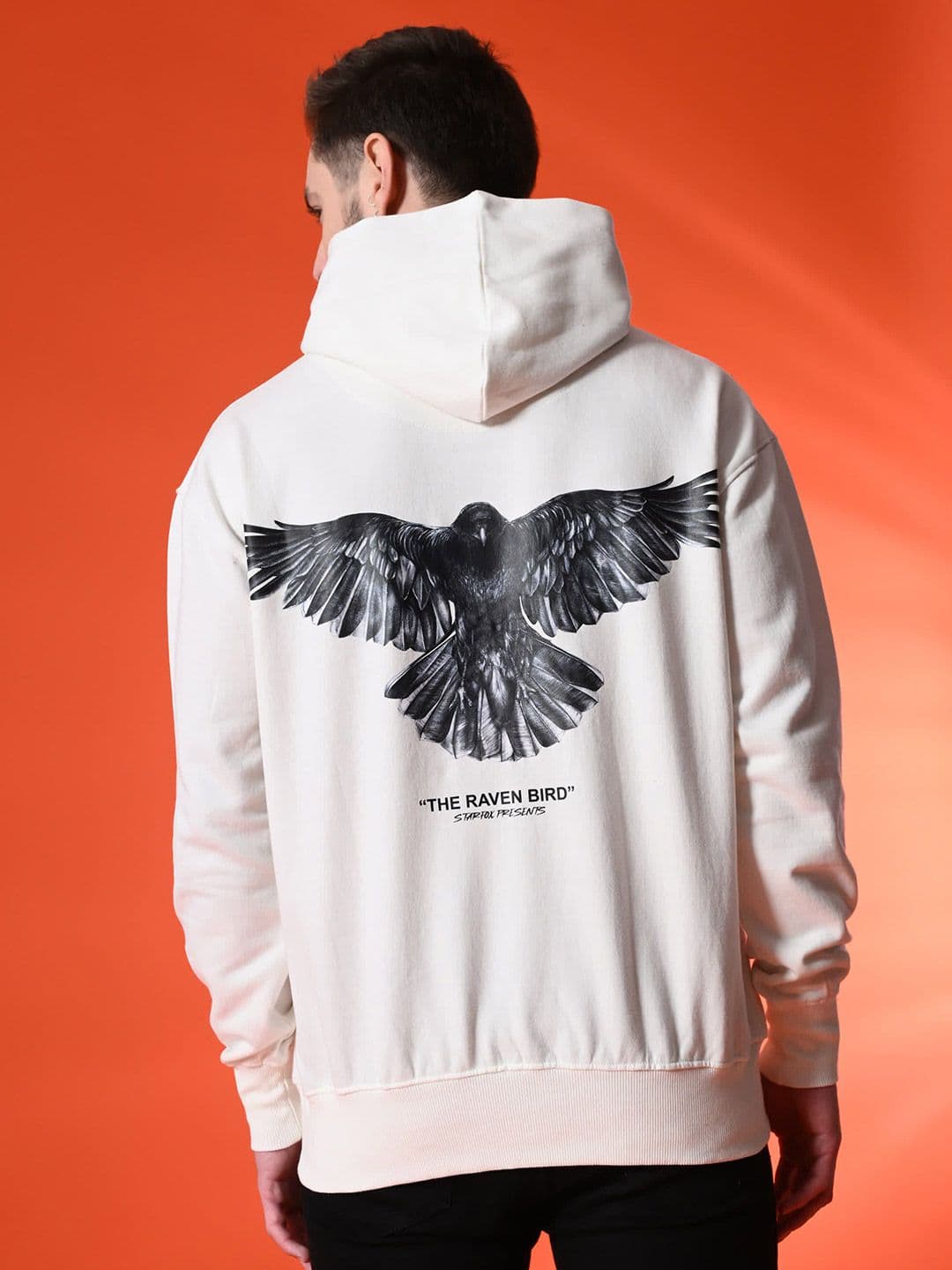 STARFOX Men Oversized Drop Shoulder Hooded Oversized Sweatshirt - view 1