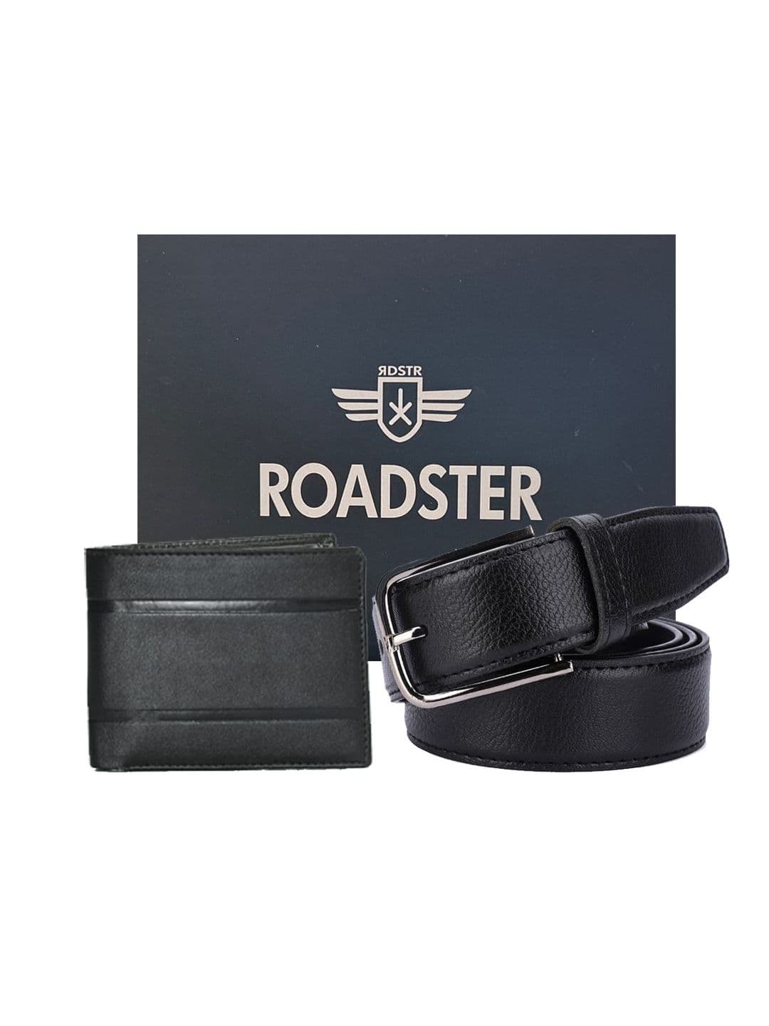 Roadster The Roadstar Lifestyle Co. Men Accessory Gift Set Of Belt & Wallet - view 1