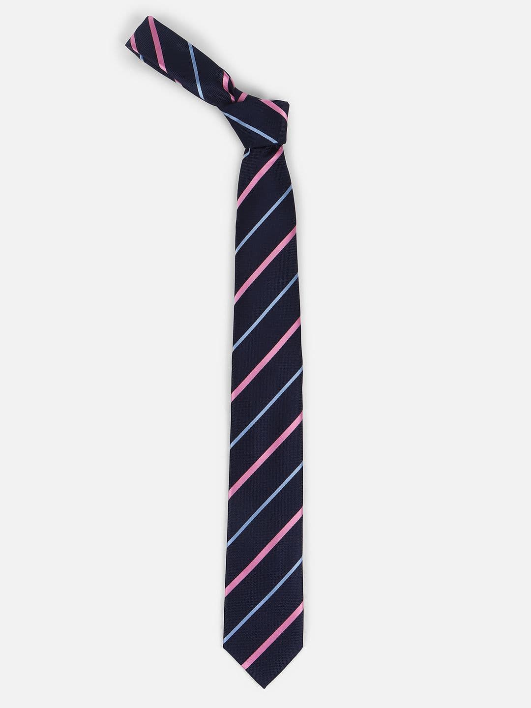 Louis Philippe Men Striped Broad Tie - view 1