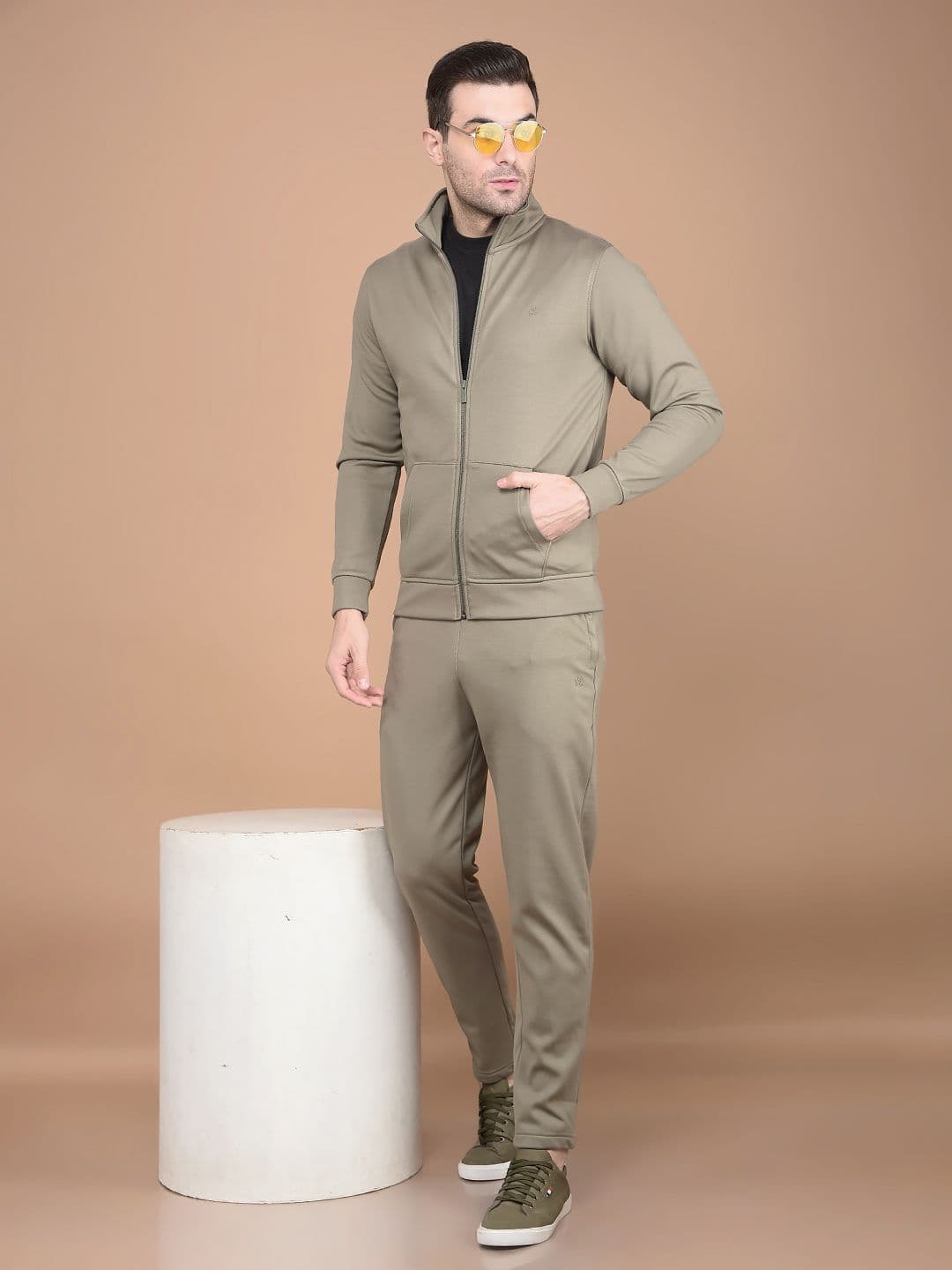 Crimsoune Club Mens Mock Collar Tracksuit - view 1