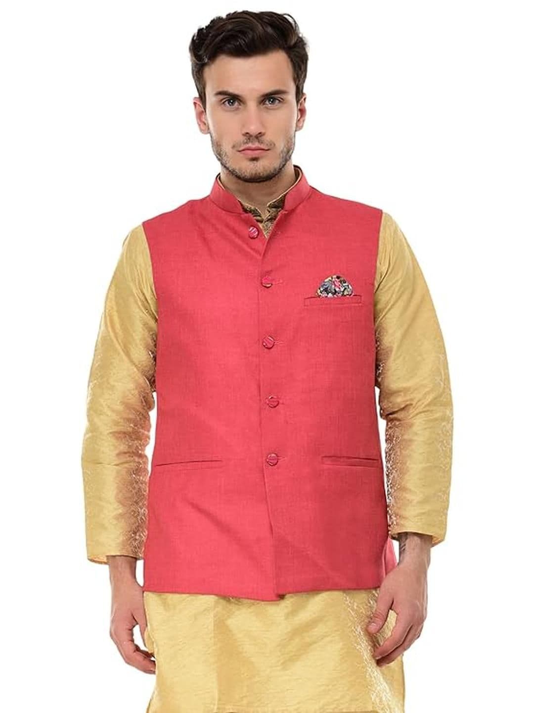 BIS CREATIONS Mandarin Collar Nehru Jackets - view 1