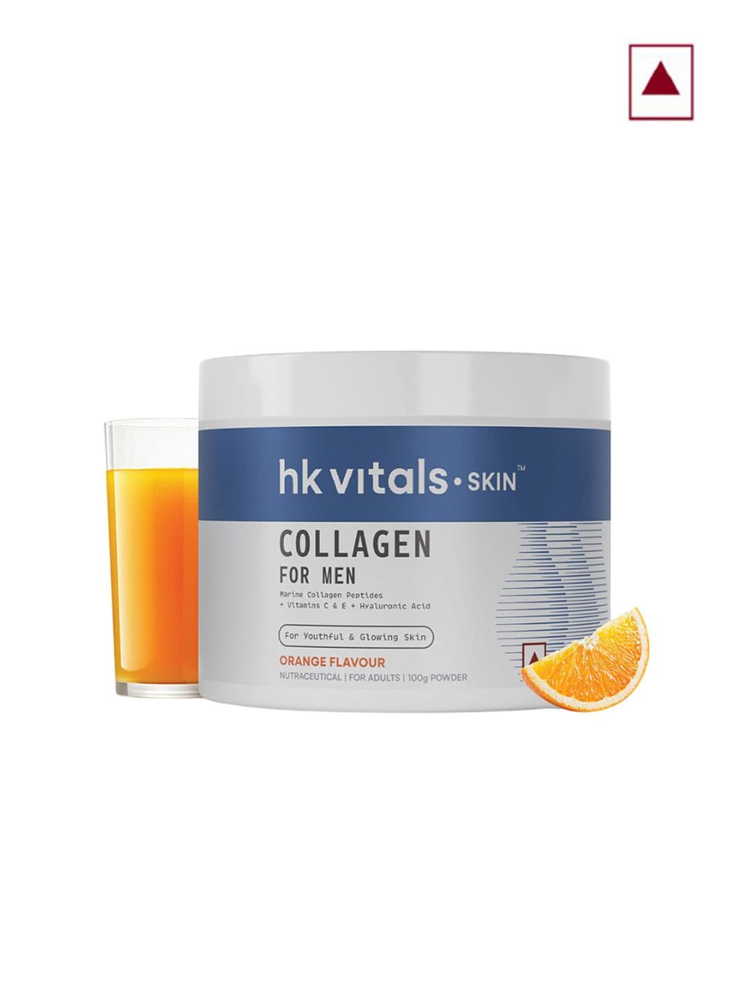 HK VITALS Men Orange Flavour Marine Collagen Peptides Supplement - 100g - view 1