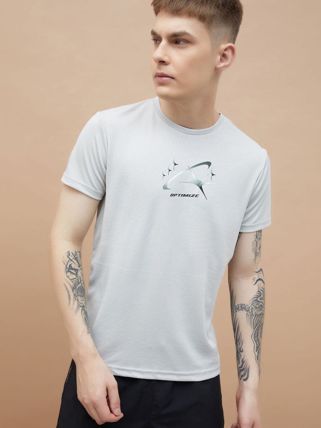 Fame Forever by Lifestyle Typography Printed Round Neck T-shirt - view 1