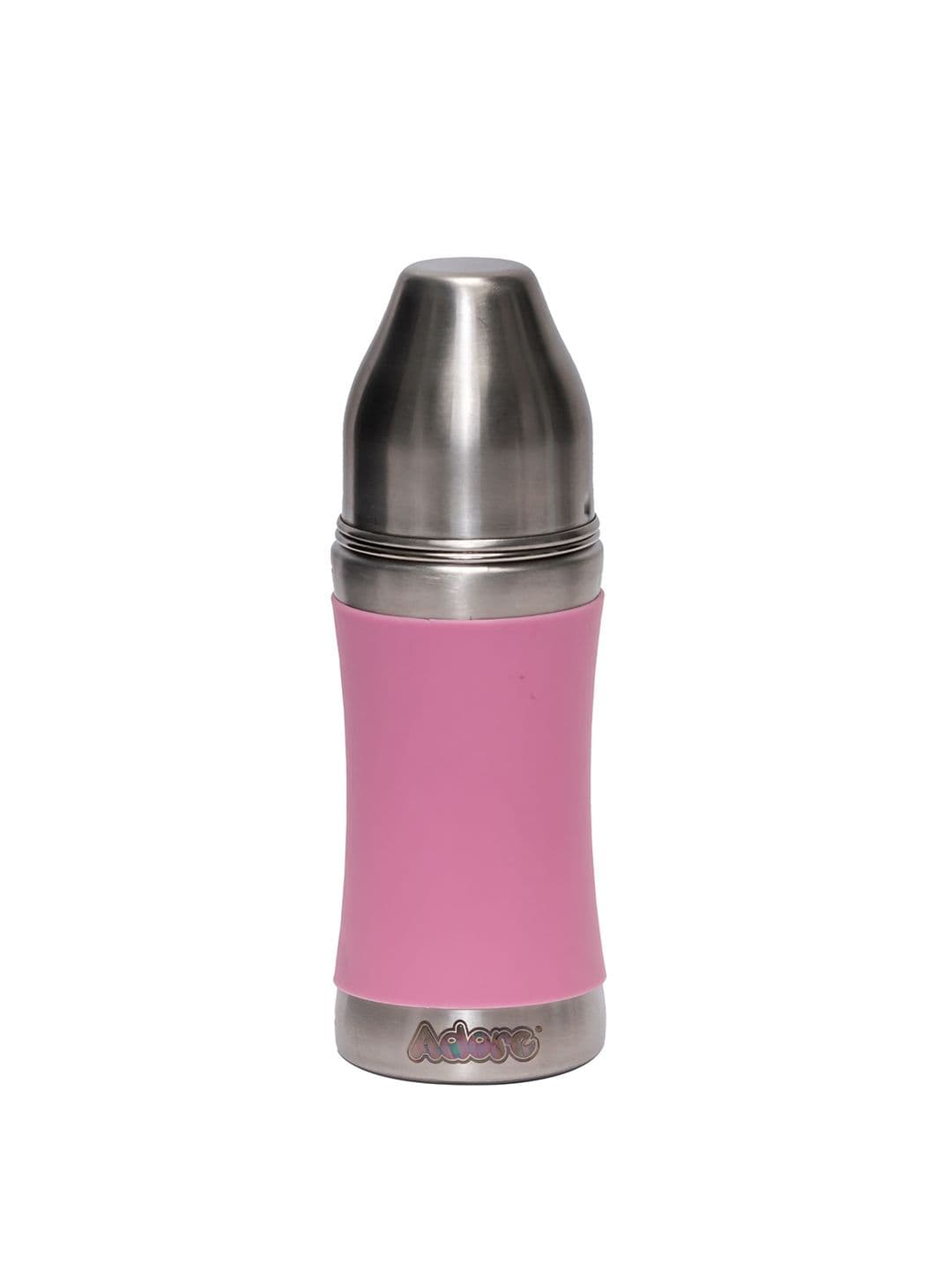 Adore Kids Koh Stainless Steel Feeding Bottle - 250 ml - Pink - view 1