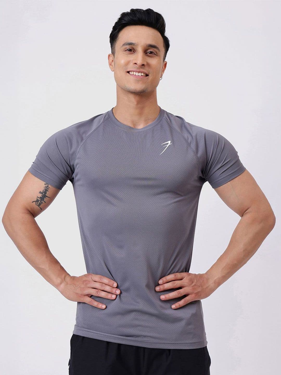 FUAARK 2Slate Anti Odour Breathable & Comfortable Slim Fit T-Shirt - view 1