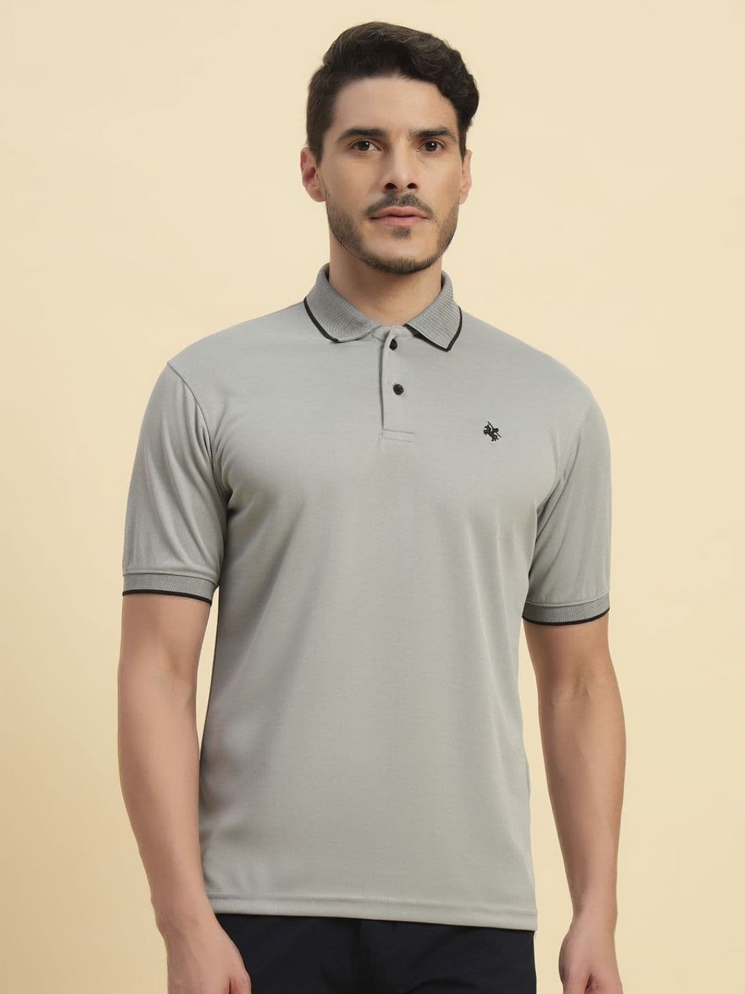 Cantabil Polo Collar Cotton T-shirt - view 1