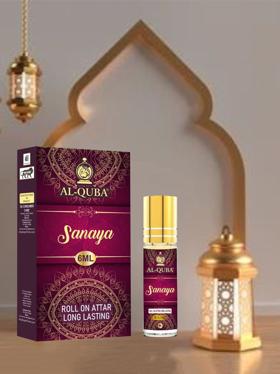 alquba Sanaya Alcohol Free Long Lasting Attar - 6 ml - view 1