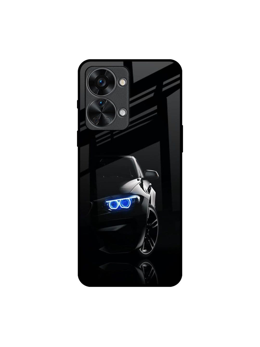 QRIOH Car In Dark Printed Oneplus Nord 2T Back Case Mobile Accessories - view 1