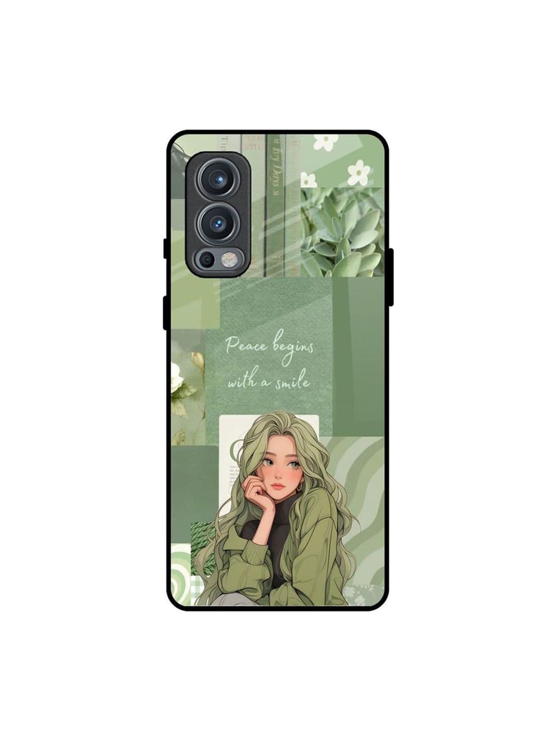 QRIOH Floral Printed Oneplus Nord 2 Back Case Mobile Accessories - view 1