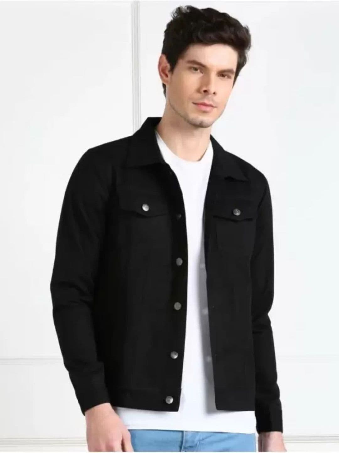 LINARIA Spread Collar Denim Jacket - view 1