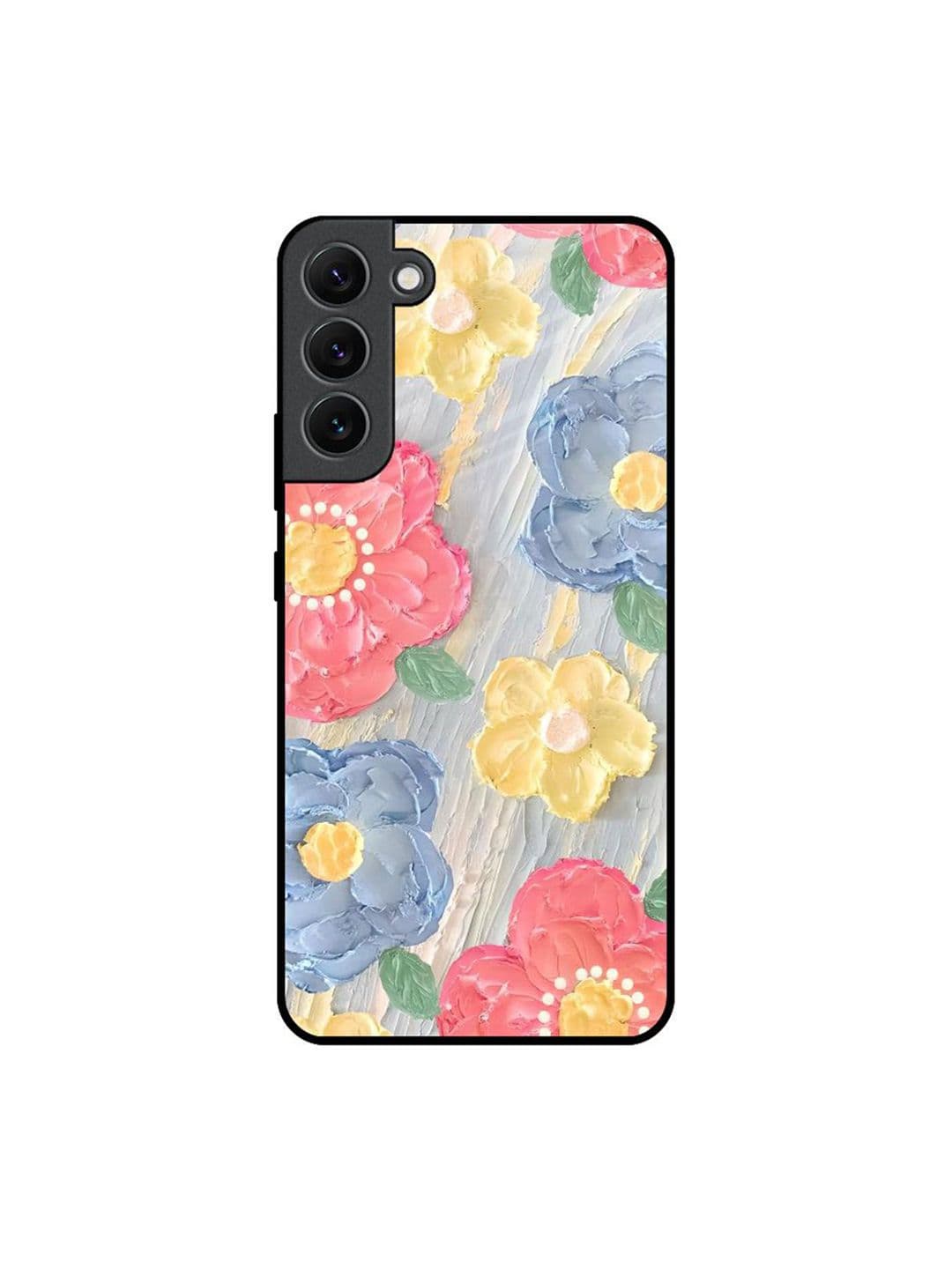 QRIOH Floral Printed Samsung Galaxy S22 Plus Back Case Mobile Accessories - view 1