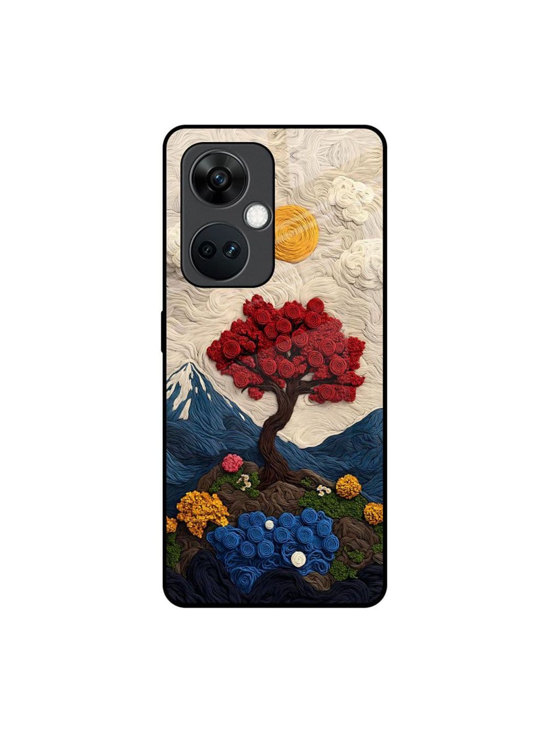 QRIOH FiberMuse Floral Printed OnePlus Nord CE 3 5G Silicone Back Case - view 1