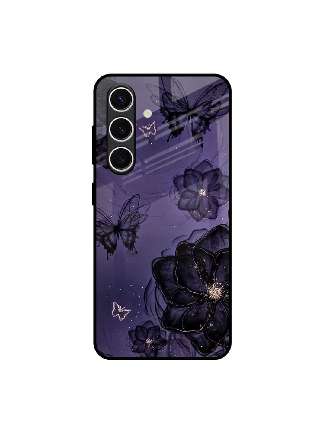 QRIOH Floral Printed Samsung Galaxy S24 FE 5G Silicone Back Case - view 1