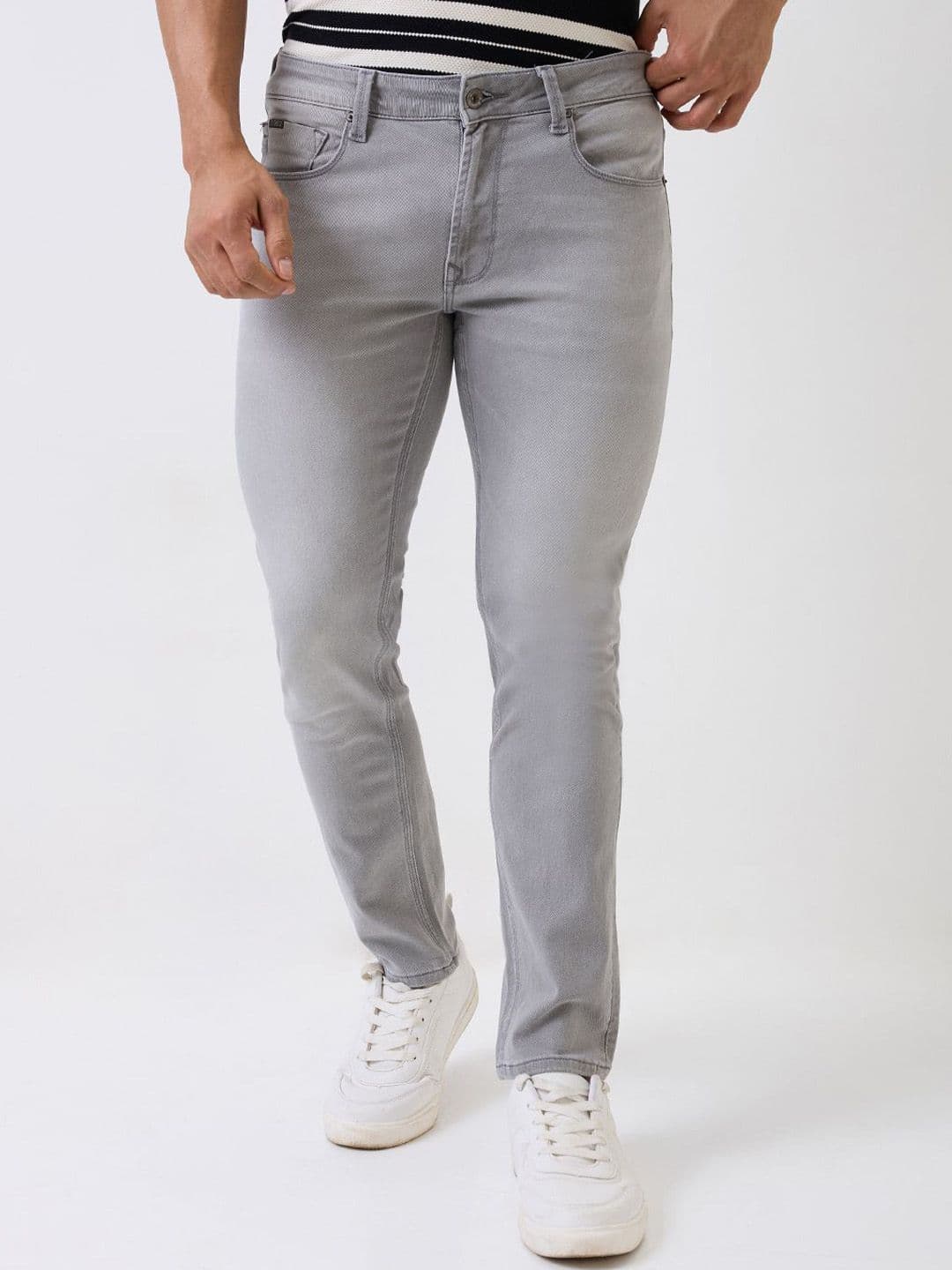 SPYKAR Purist Men Regular Fit Mid-Rise Stretchable Jeans - view 1
