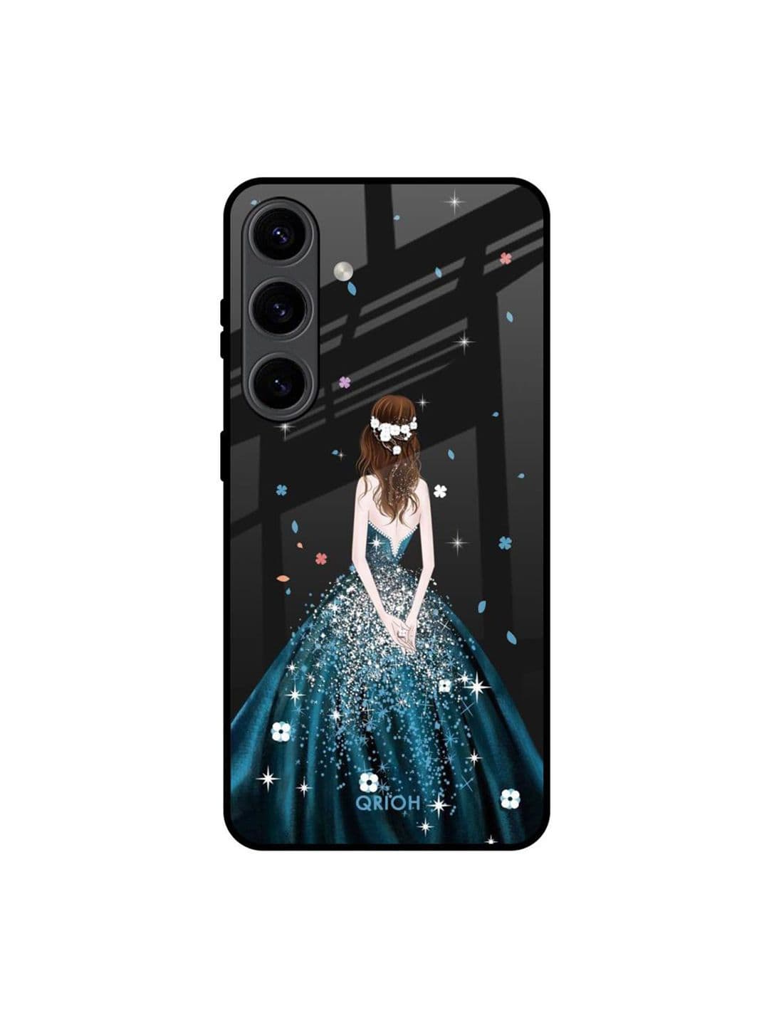 QRIOH Queen Of Fashion Printed Sleek & Lightweight Silicone Samsung Galaxy S24 5G Case - view 1