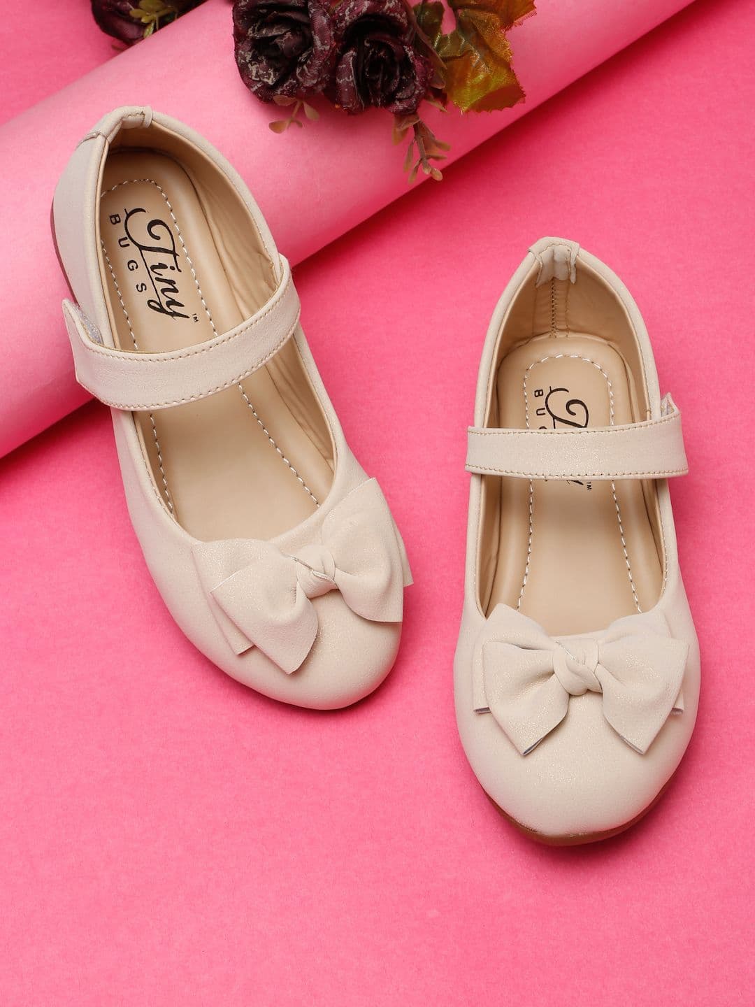 Tiny Bugs Girls Fashion with Bows Flats - view 1