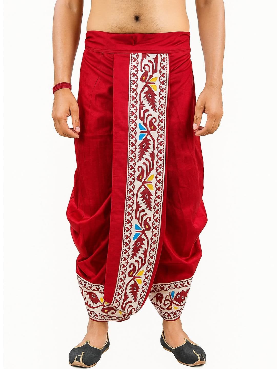 AMIT ONLINE Men Self Design Dhoti - view 1