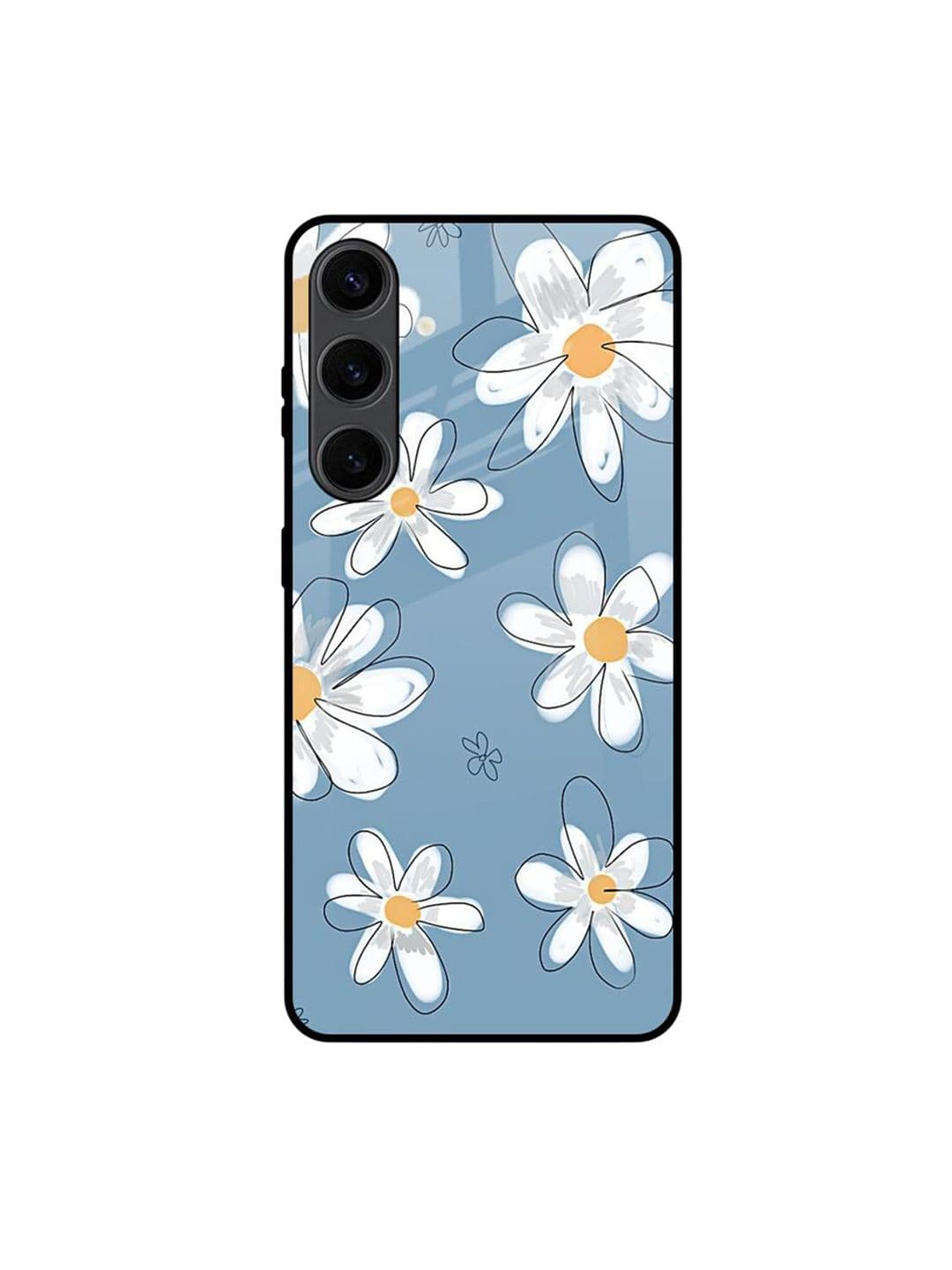 QRIOH Floral Printed Samsung Galaxy S24 Plus Back Case Mobile Accessories - view 1