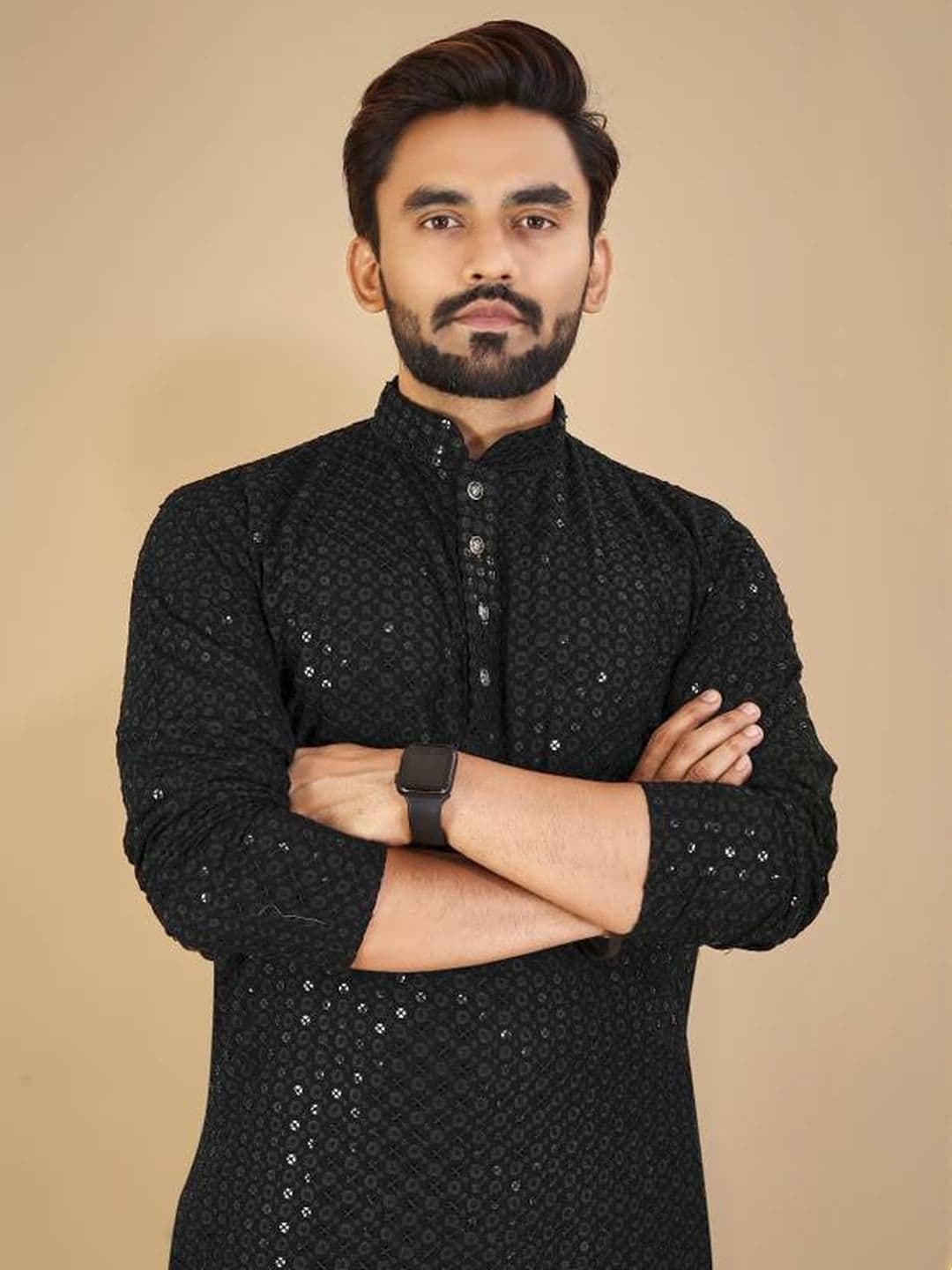 ORIFAB Men Straight Kurtas - view 1