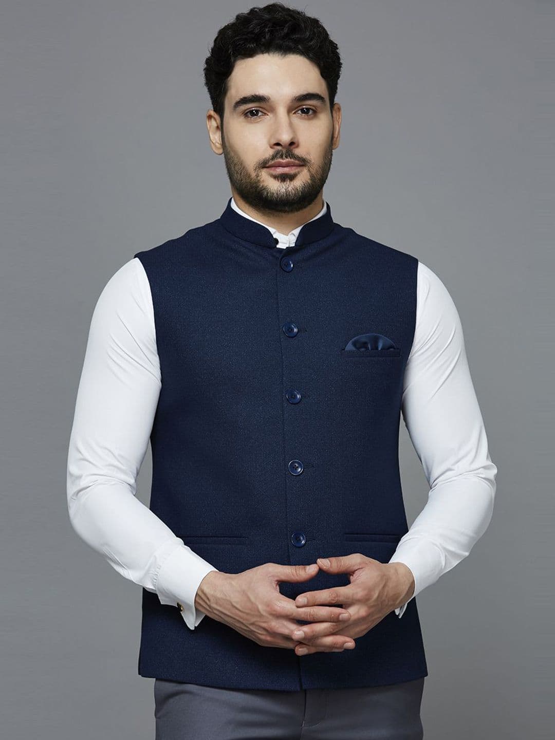 ESSAS club Self Shine Nehru Jacket - view 1